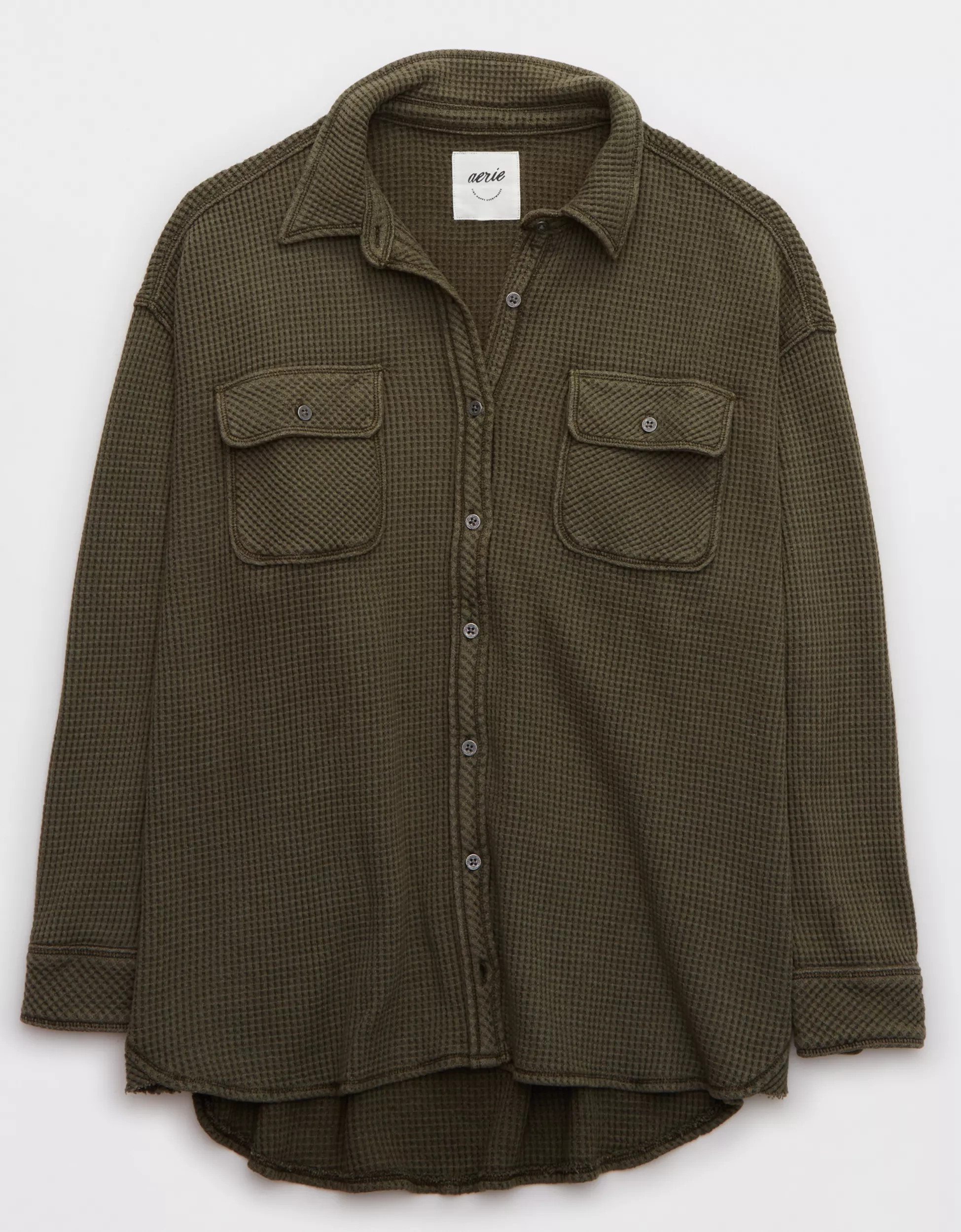 Aerie LumberJane Waffle Shirt | Aerie