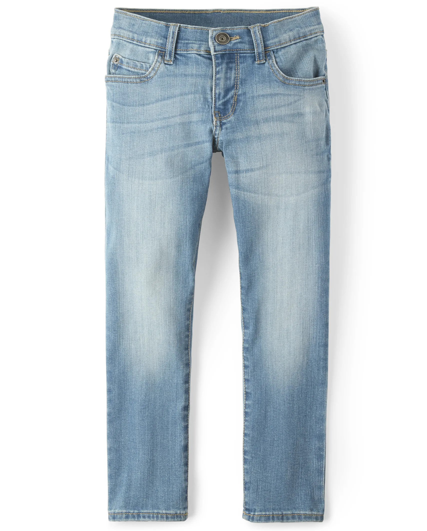 Boys Basic Stretch Straight Jeans - denim | The Children's Place