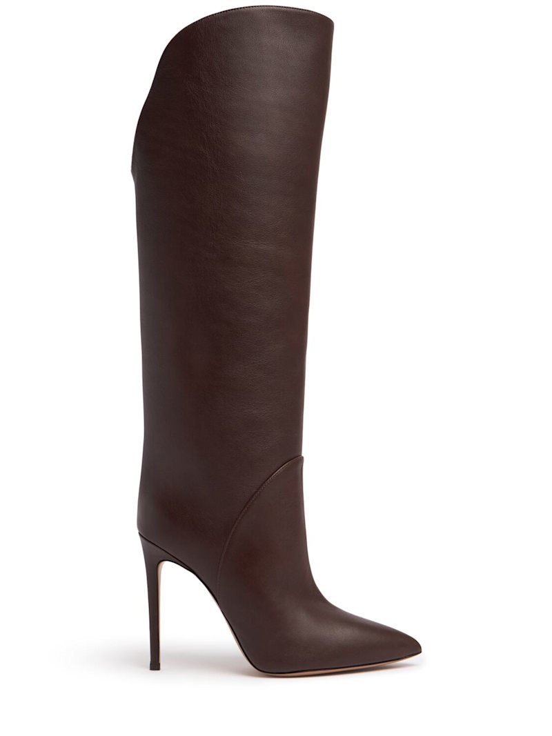 105mm Gaia leather boots | Luisaviaroma