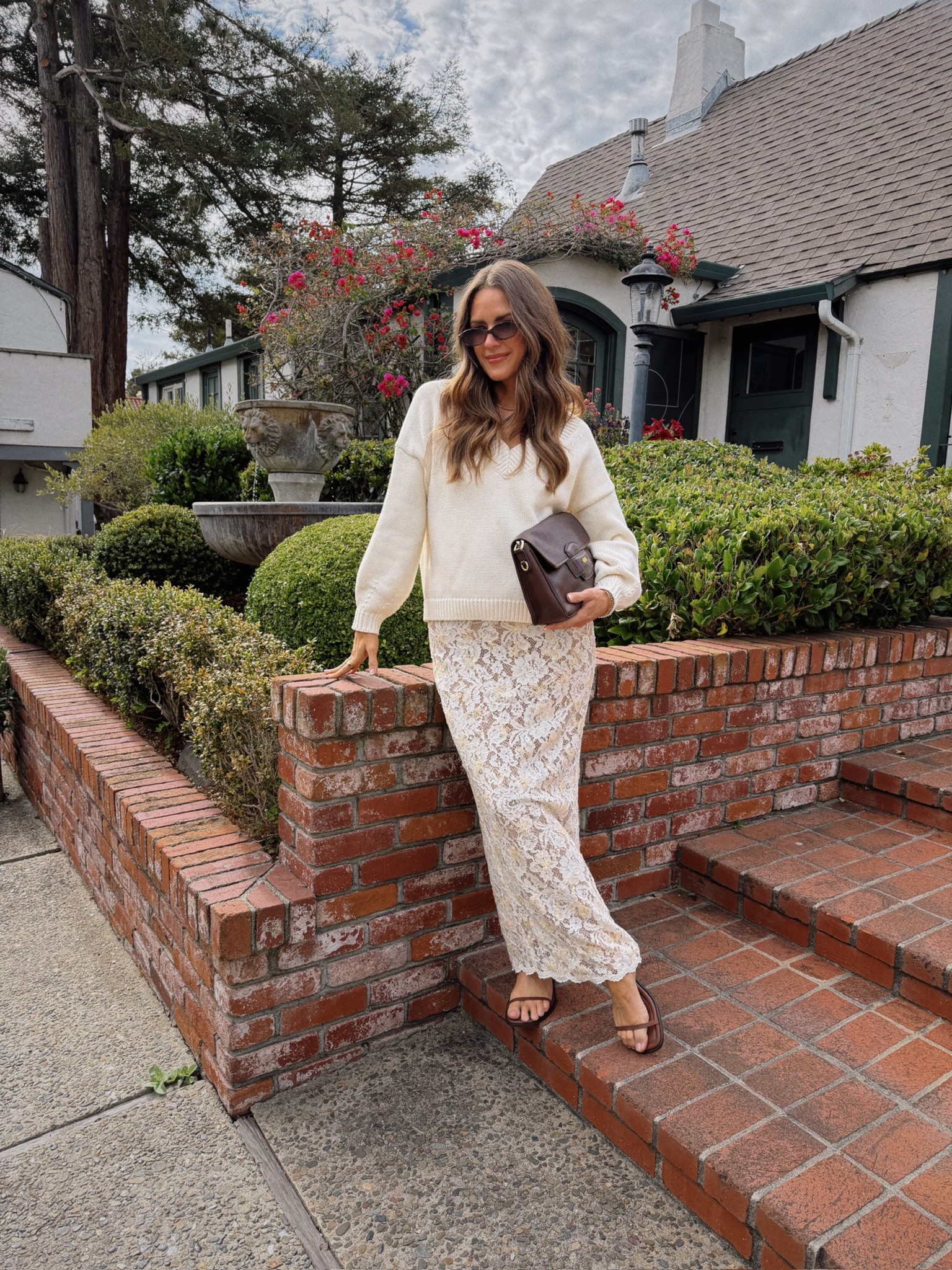OOTN - dinner in Carmel & wearing a sweater in the middle of summer 🙌🏼

#LTKootd