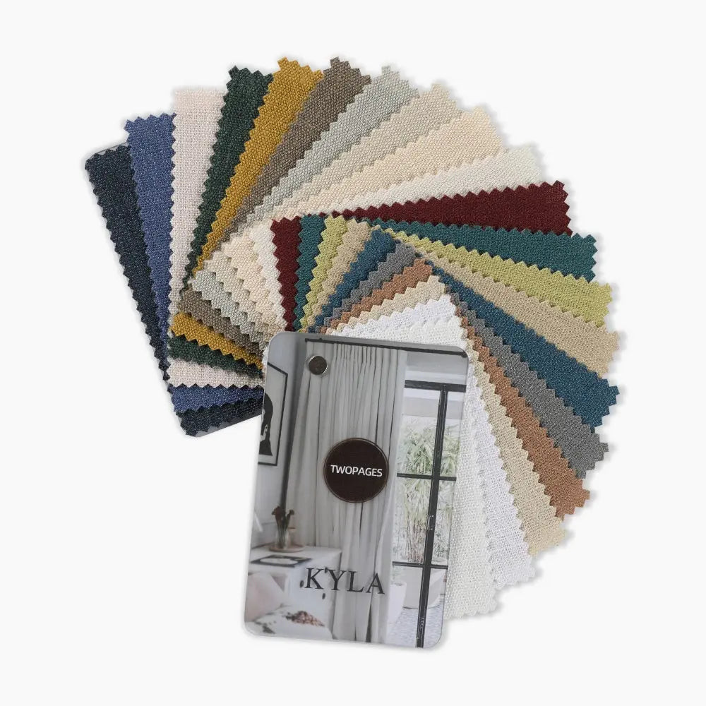 Kyla Faux Linen Booklet 20 Colors | TWOPAGES