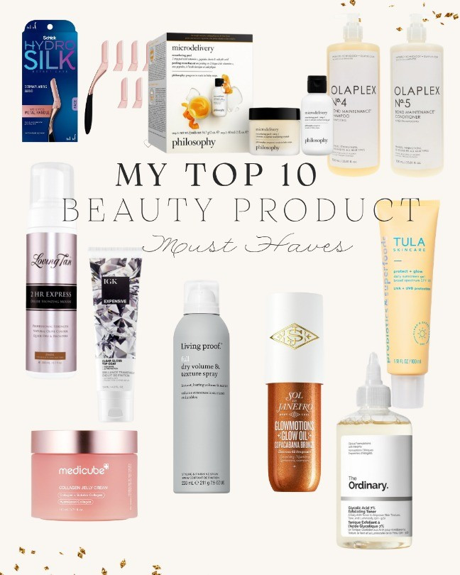 My top 10 must have beauty products. You won't see me go without these!! 

#LTKCyberWeek #LTKselfcare #LTKOver40