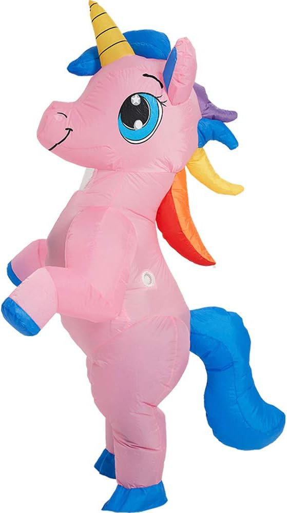 One Casa Inflatable Costume Full Body Unicorn Air Blow up Funny Party Halloween Costume for Adult | Amazon (US)