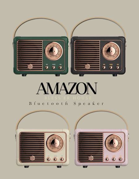 How adorable are these retro vintage looking Bluetooth wireless speakers?! Less than $20!!

Old fashion, kitchen desk bedroom office iPhone android speaker 

#LTKhome #LTKGiftGuide