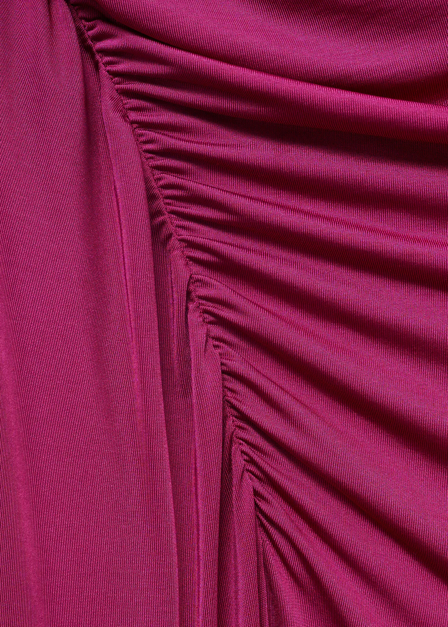 Draped strapless dress - Women | MANGO United Kingdom | MANGO (UK)