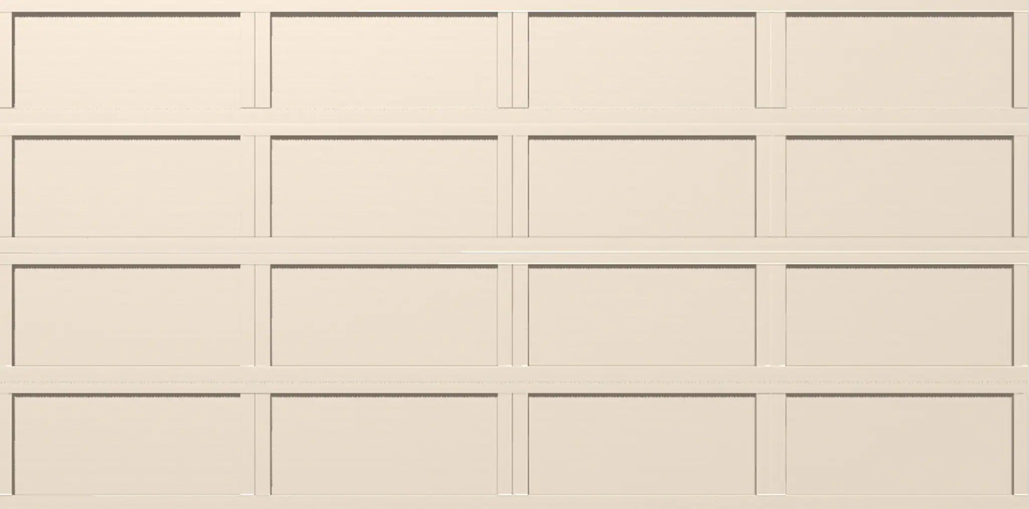 Wayne Dalton Classic Steel Model 9405 16-ft x 8-ft 10 R-Value Insulated Almond Double Garage Door one_size in Brown | WD9405WSA168 | Lowe's
