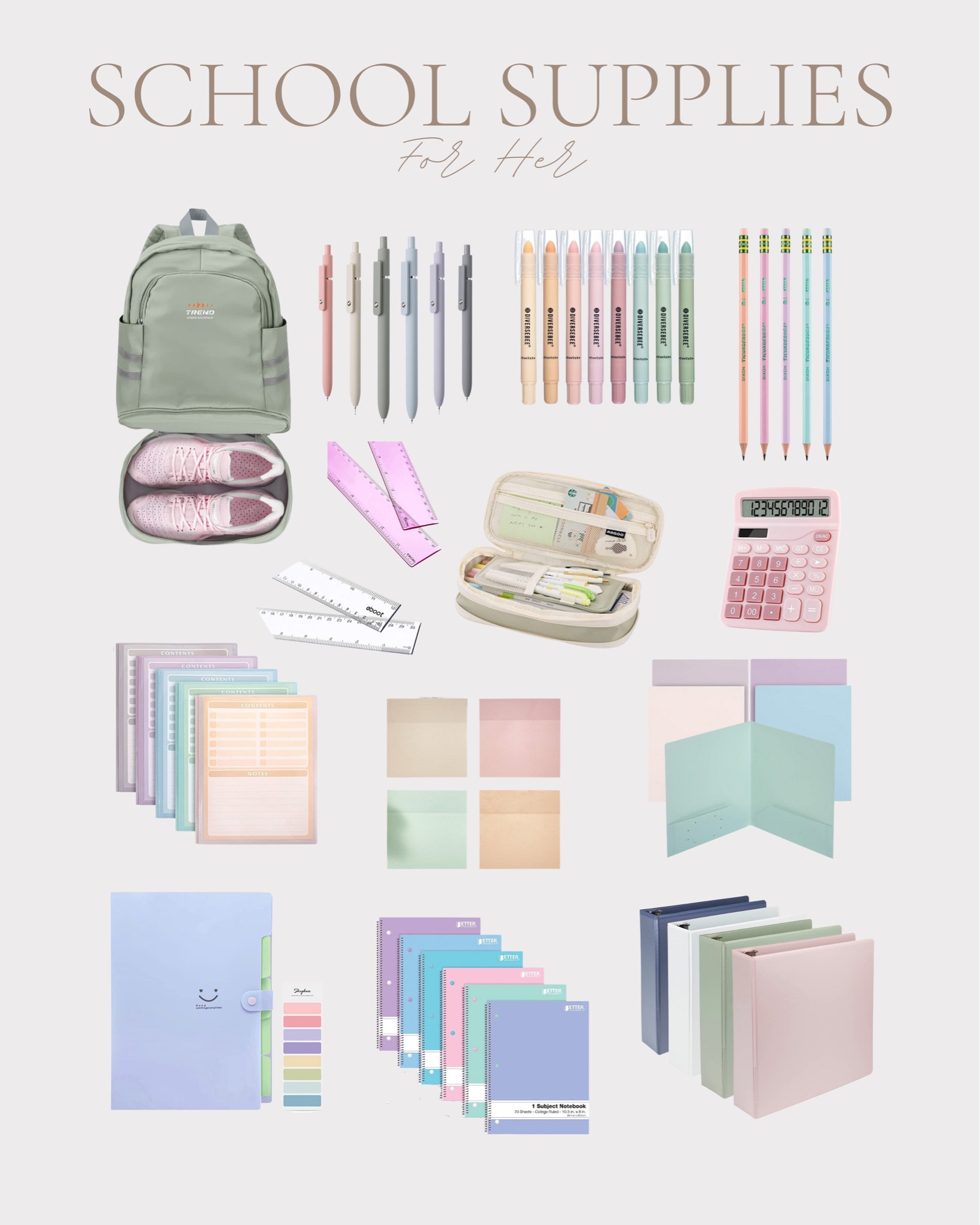 Amazon - back to school - Amazon school supplies - backpack - folders - highlighters - office supplies - school organization - pens - sticky notes  

#LTKunder50 #LTKkids #LTKBacktoSchool