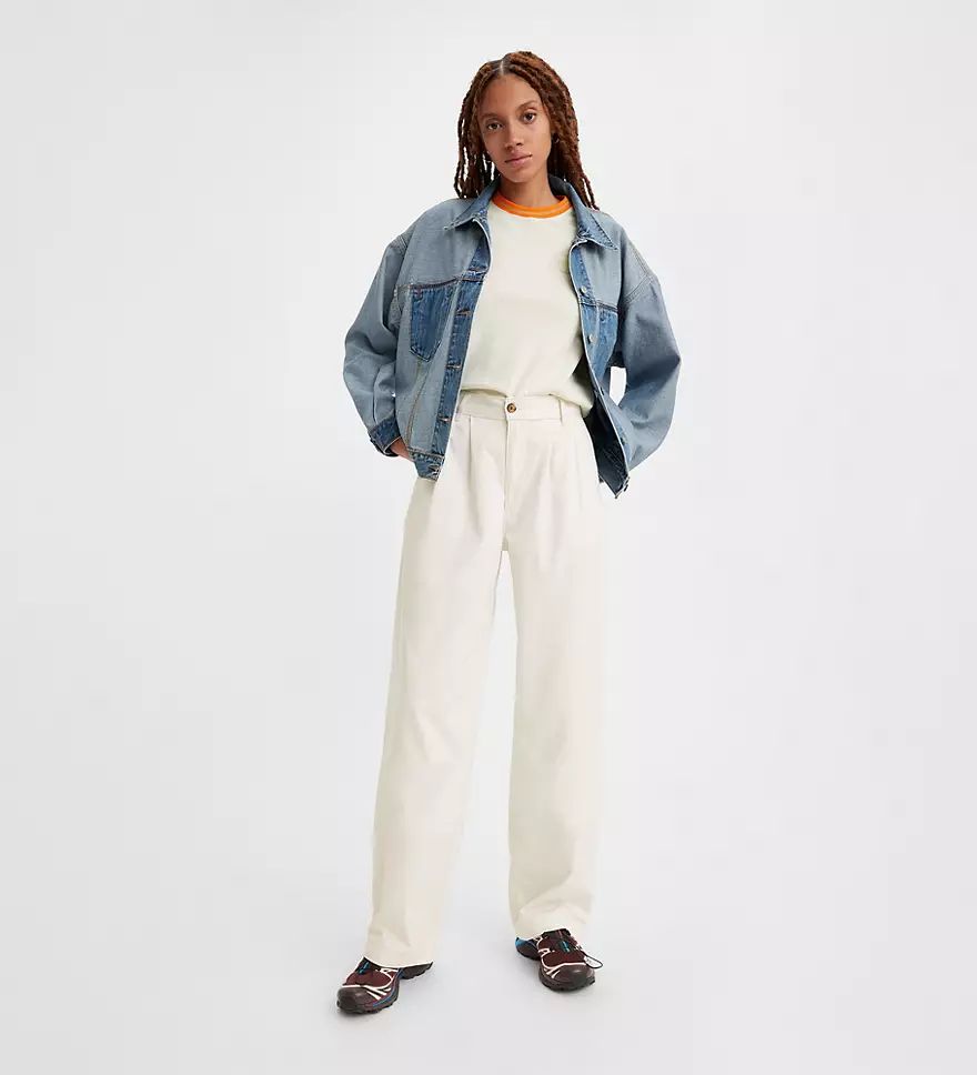 High Rise Pleated Baggy Trouser Pants | LEVI'S (US)