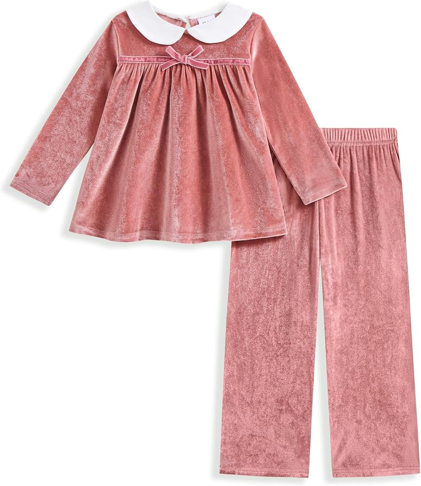 Vibebox Toddler Baby Girl Clothes Fall Winter Outfits 2 Piece Set 3M-4T | Amazon (US)