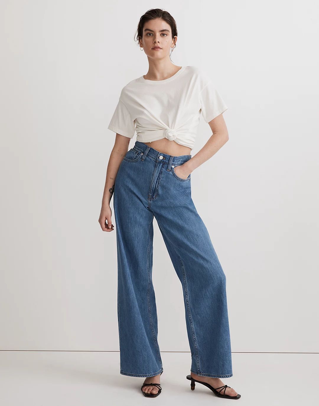 Superwide-Leg Jeans in Lessard Wash | Madewell
