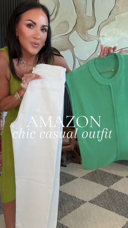 Living for chic, but casual outfits like this for summer! ☀️🥥🐚🌴

Wearing a small in the top and 25 in jeans. 
I’m 5’2, 130 lbs, 34 DD, 25 in waist. 

Entire look is saved on my storefront under May Finds! 

#affiliate #fashionover40 #fashioninspo #petitefashion

#LTKStyleTip #LTKOver40 #LTKFindsUnder50