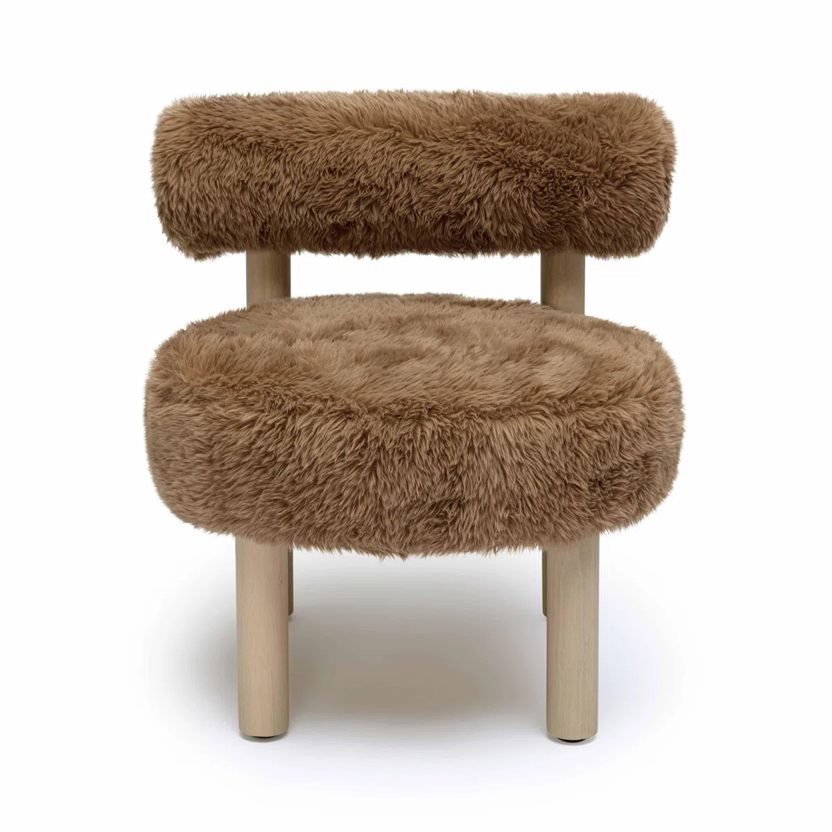 Carmel Vegan Shearling Accent Chair | Wayfair North America