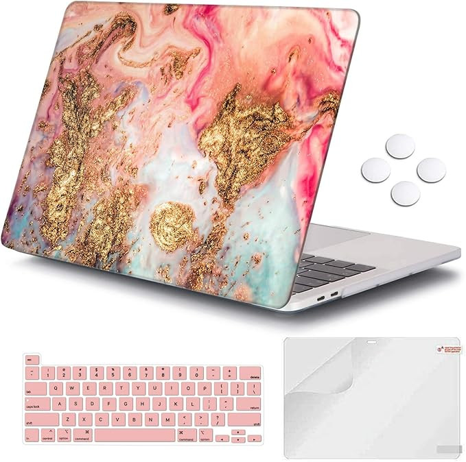 iCasso MacBook Pro 13 inch Case 2020 Release A2338M1/A2251/A2289, Plastic Hard Shell Case & Keybo... | Amazon (US)