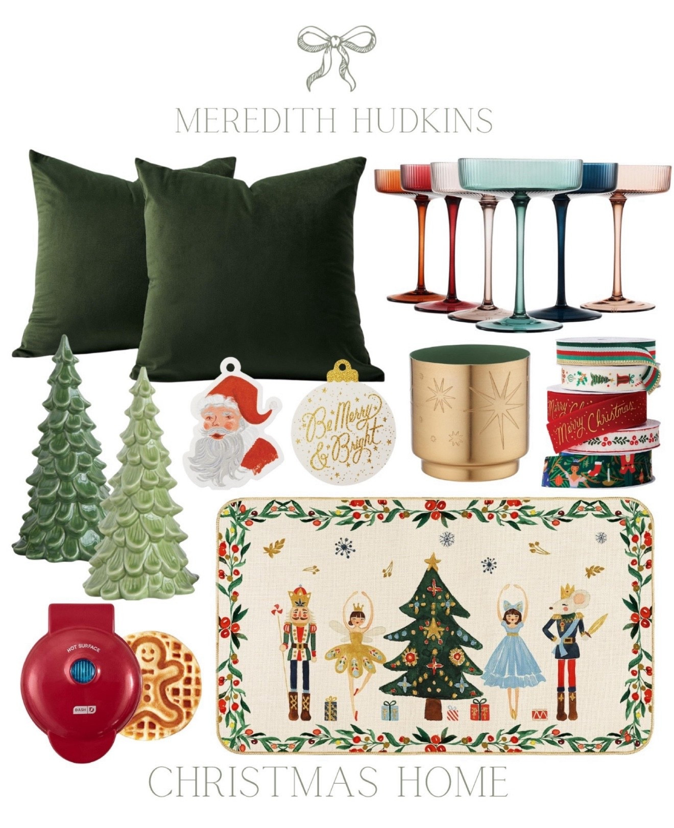 Amazon Amazon, Amazon home classic Christmas decor, holiday decor, red and white holiday decor, Meredith Hudkins preppy style, classic style, timeless style timeless, holiday decor, entertaining hosting, red and white Christmas gold Christmas decor Christmas greenery, christmas ornaments, christmas candle, garland, nutcracker doormat, gift tags, gift wrap, velvet pillow 

#LTKHome #LTKFindsUnder100 #LTKFindsUnder50