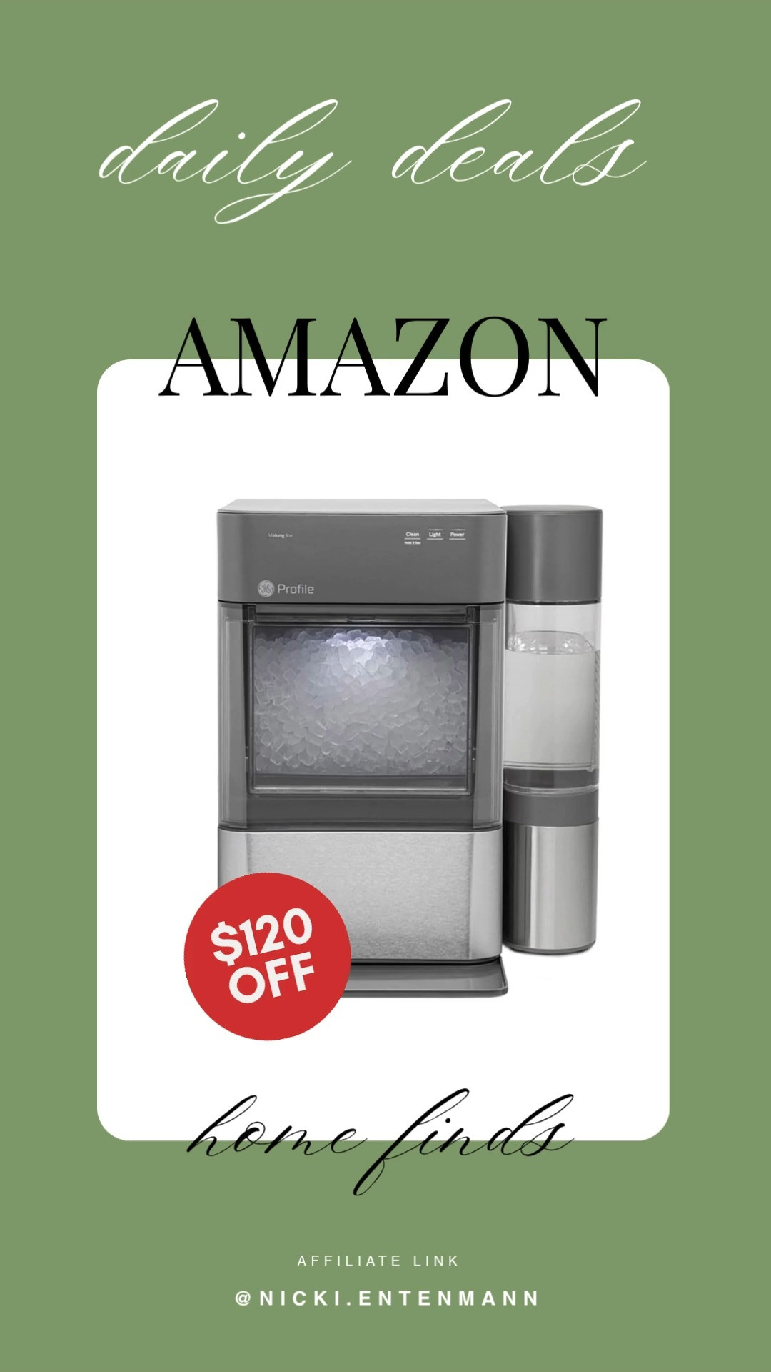 Chewable Crunchable Countertop Nugget Ice Maker brings the fun of soft, crunchy ice right to your kitchen. Compact, reliable, and stylish, it makes every sip cooler and more refreshing 🧊🥤✨

#icemachine #nuggetice #countertopappliance #kitchenessentials #homeappliances #beveragecooler #icecrusher #homefinds #kitchenstyle #refreshment 

 #LTKfoodie #LTKHome #LTKSaleAlert