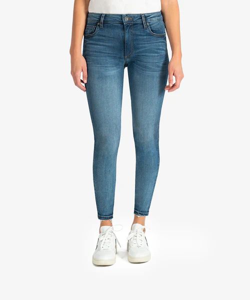 Donna High Rise Ankle Skinny, Petite (Aster Wash) | Kut From Kloth