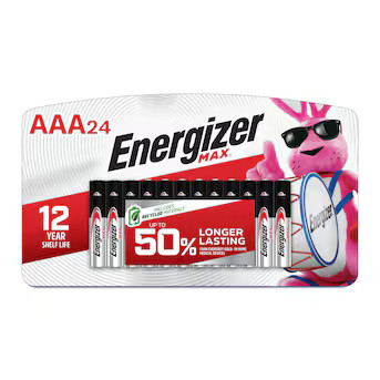 Energizer MAX Alkaline AAA Batteries ( 24 -Pack) | Lowe's
