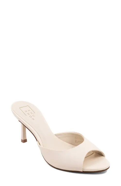 SHUSHOP Elaine Slide Sandal in Bone at Nordstrom, Size 10 | Nordstrom