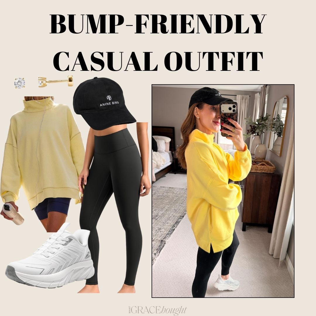 Bump friendly casual outfit! 

#LTKootd #LTKBump