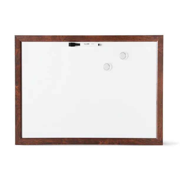 Pen+Gear Magnetic Dry Erase Board, White Boards 17" x 23", Wooden Frame - Walmart.com | Walmart (US)