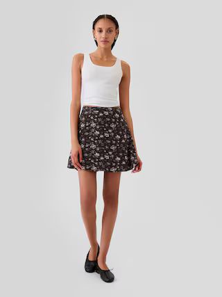 Crepe Floral Mini Skirt | Gap (US)