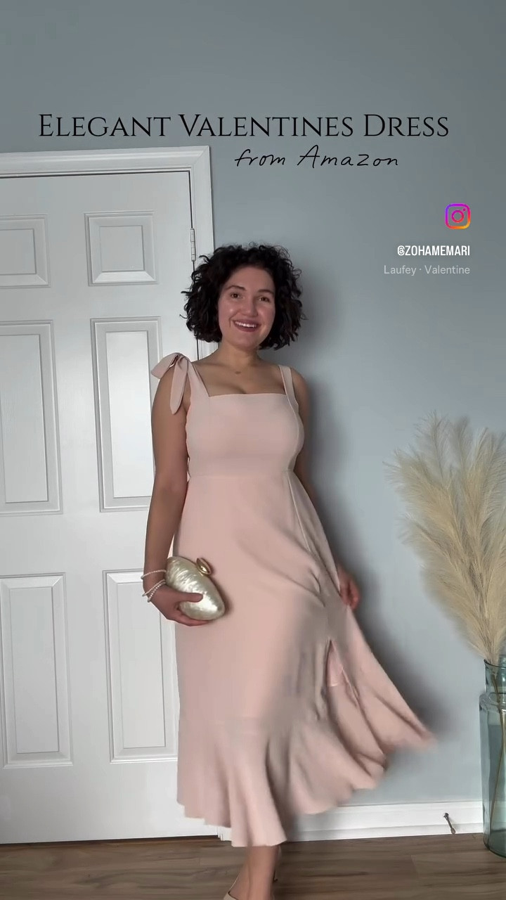 Amazon valentines dress, valentines day outfit, galentines, blush dress, date night 

#LTKOver40 #LTKValentine
