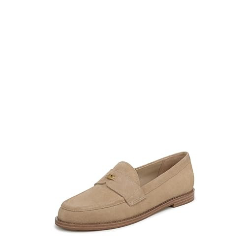 Franco Sarto Women's Stellan Loafer Desert Beige Suede 11 M | Amazon (US)