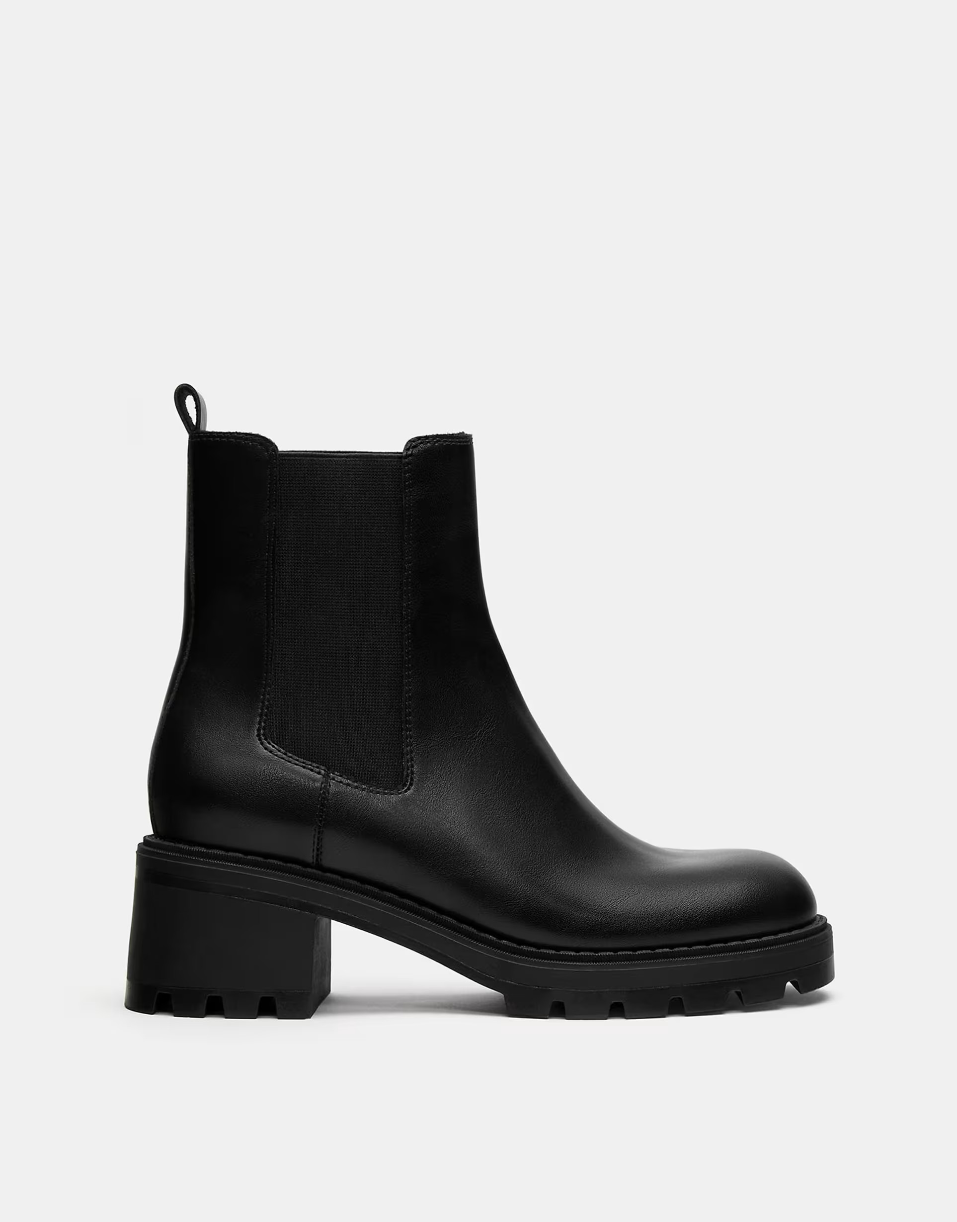 Pull&Bear High-heel ankle boots in black | ASOS (Global)