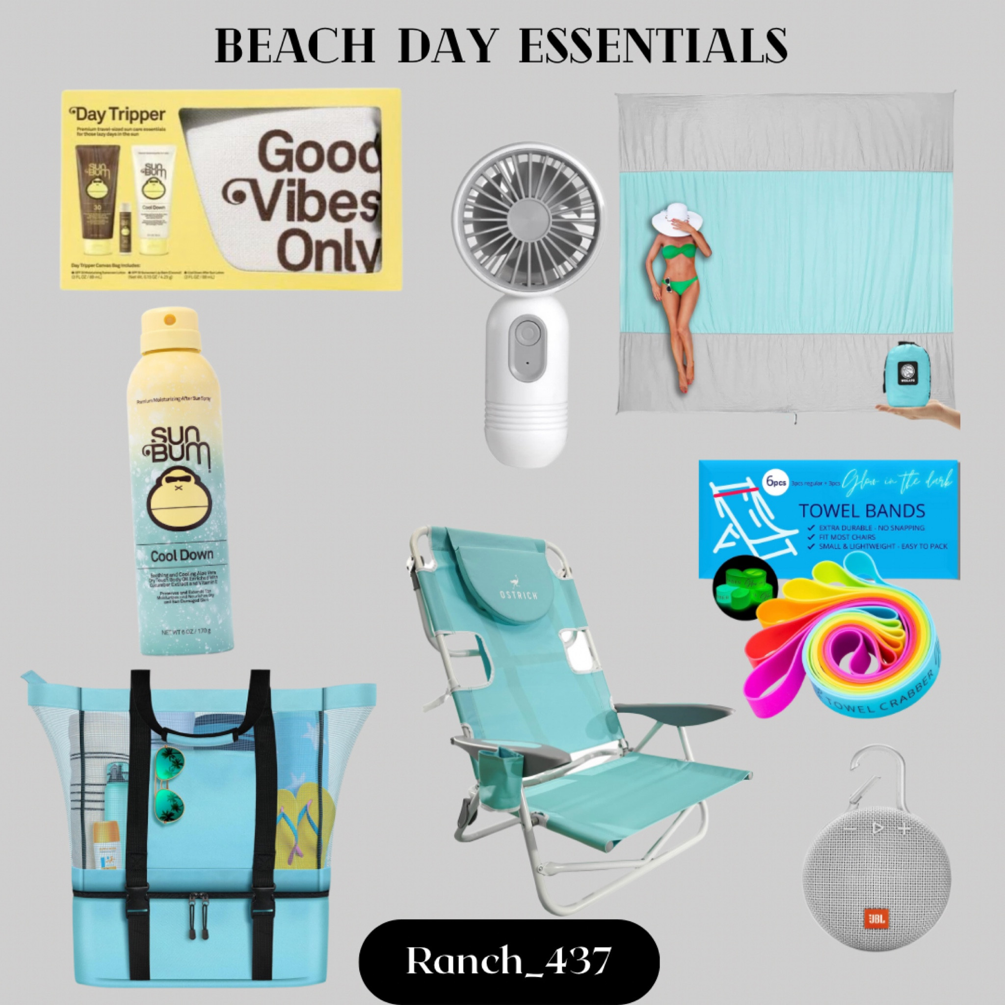 Beach day essentials!

Amazon, Spray aloe, sunscreen, travel fan, portable fan, tanning chair, beach chair, portable mini speaker, large beach towel, towel holder

#LTKunder50 #LTKswim #LTKSeasonal