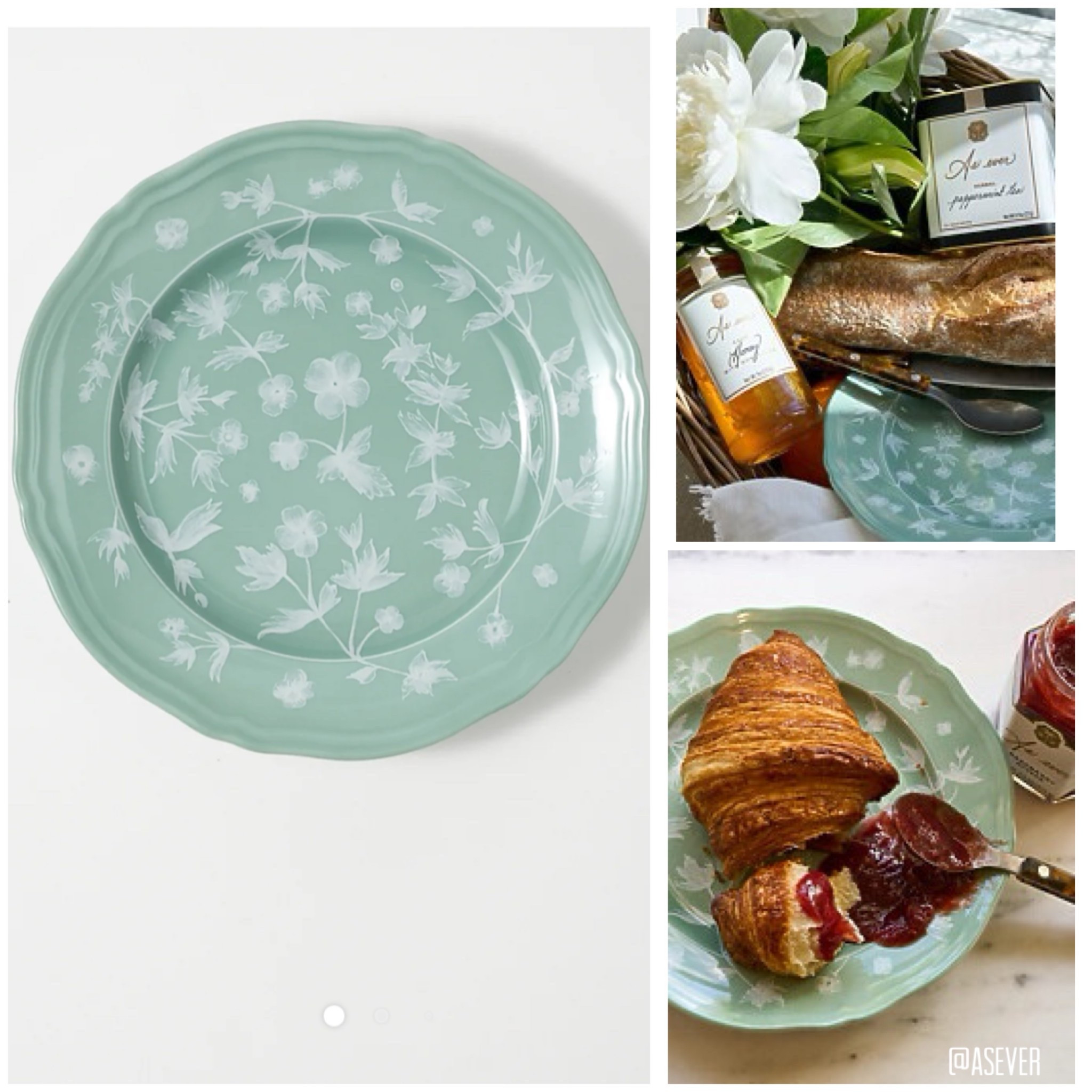 Dessert plate seen on As Ever posts 