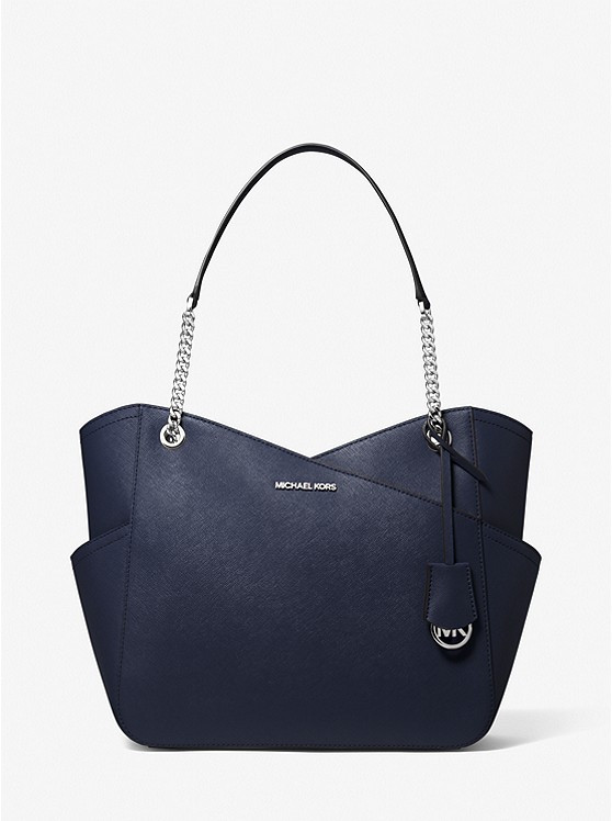 Jet Set Large Saffiano Leather Tote Bag | Michael Kors US