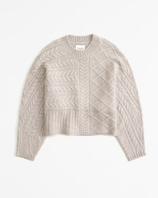 Cable Crew Dolman Sweater | Abercrombie & Fitch (US)