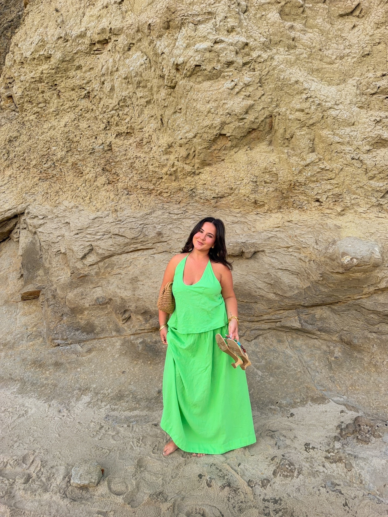new favorite set from free people - comes in sooo many colors 💚 wearing a size M! // linen skirt, summer matching sets, beach vacation outfits

#LTKootd #LTKMidsize #LTKPetite