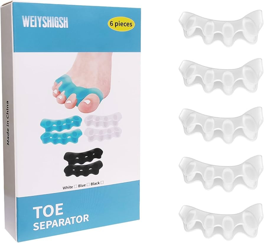 6 Pack Toe Separator Female Bunion Corrector To Restore Toes To Origin For Women Toe Spacer Valgu... | Amazon (US)