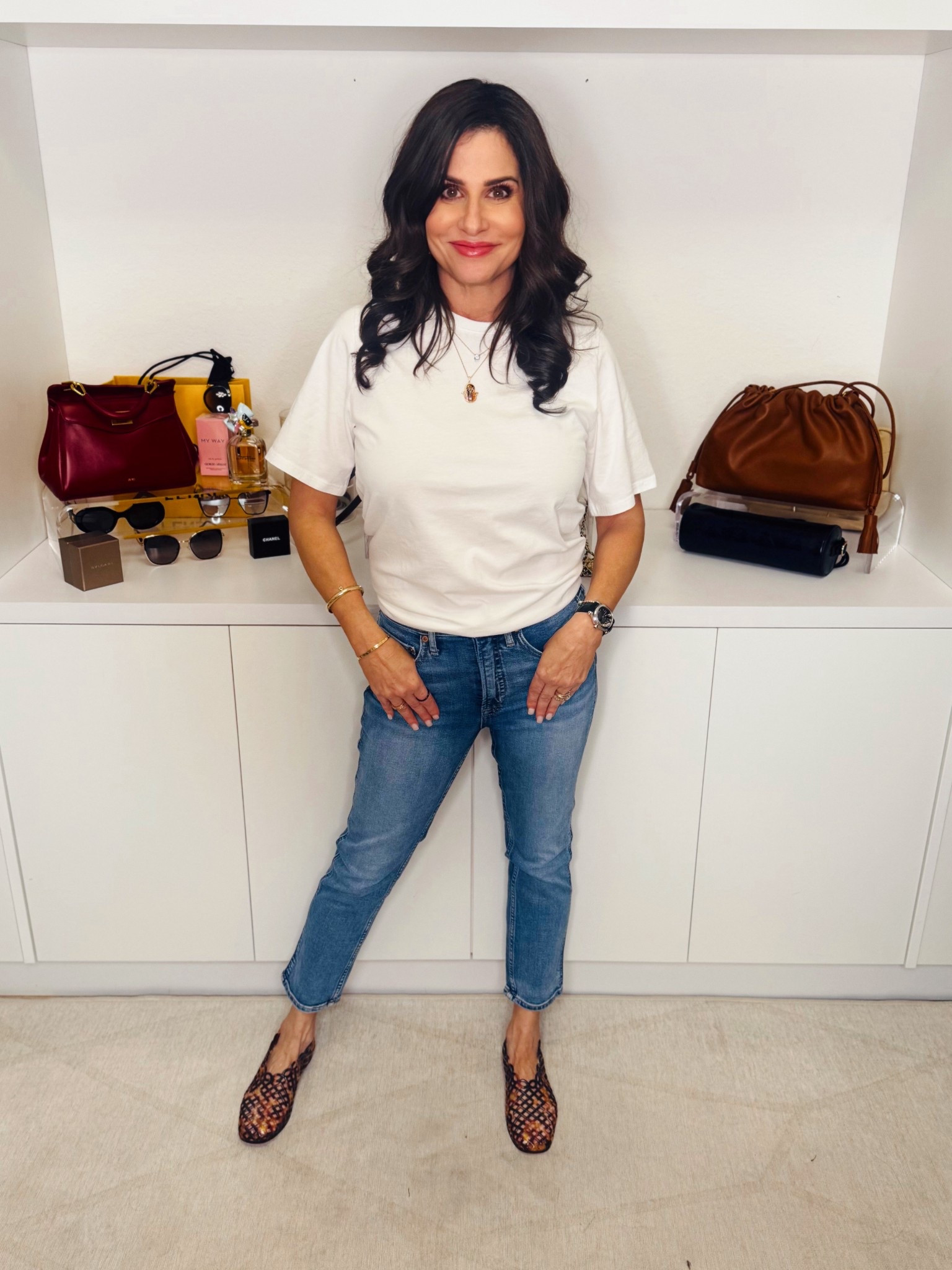 I tried these jeans so you would not have too and I have been wearing them non stop - high waisted straight leg cropped length jeans . Wearing a 25p 
#straightlegdenim #gapdenim 

#LTKOver40 #LTKSaleAlert #LTKPetite