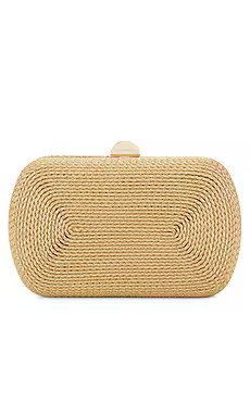 olga berg Martina Coiled Rope Clutch in Gold from Revolve.com | Revolve Clothing (Global)
