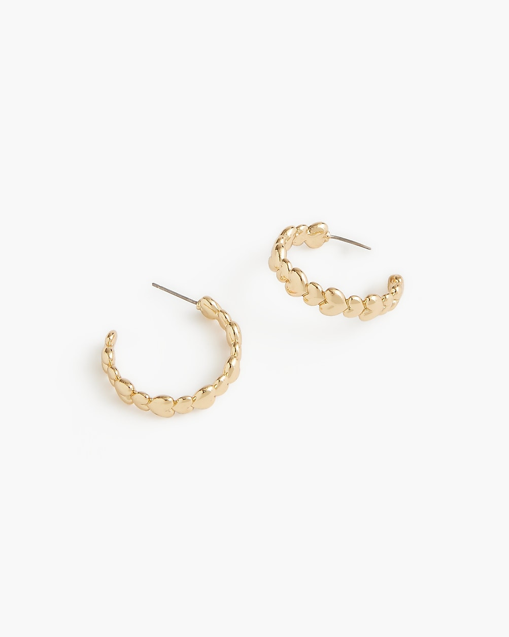 Heart hoop earrings | J.Crew Factory