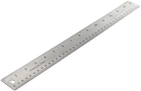 Officemate Classic Stainless Steel Metal Ruler, 15 inches with Metric Measurements, Silver, 15 L ... | Amazon (US)