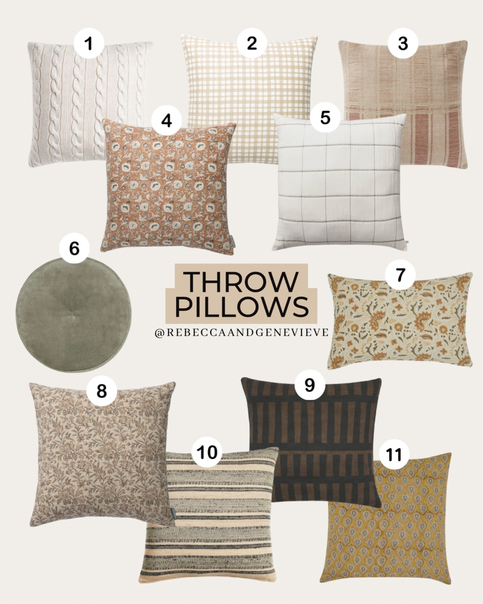 Throw pillows to style in your living room or bedroom.
-
Home decor. Pillow cover. Living room decor. Bedroom decor. 

#LTKfindsunder100 #LTKfindsunder50 #LTKhome