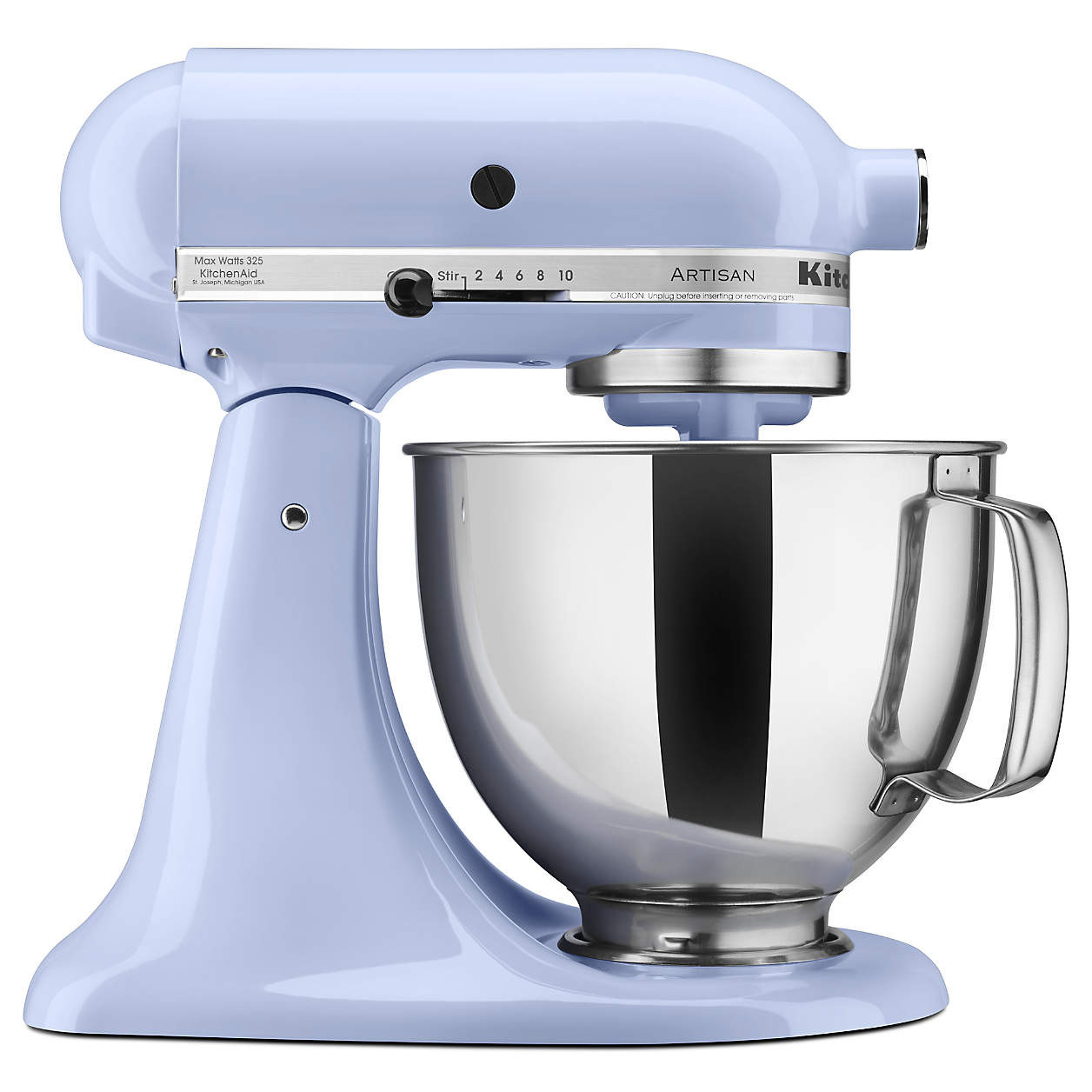 KitchenAid Artisan Series Steel Blue 5-Quart Tilt-Head Stand Mixer + Reviews | Crate & Barrel | Crate & Barrel