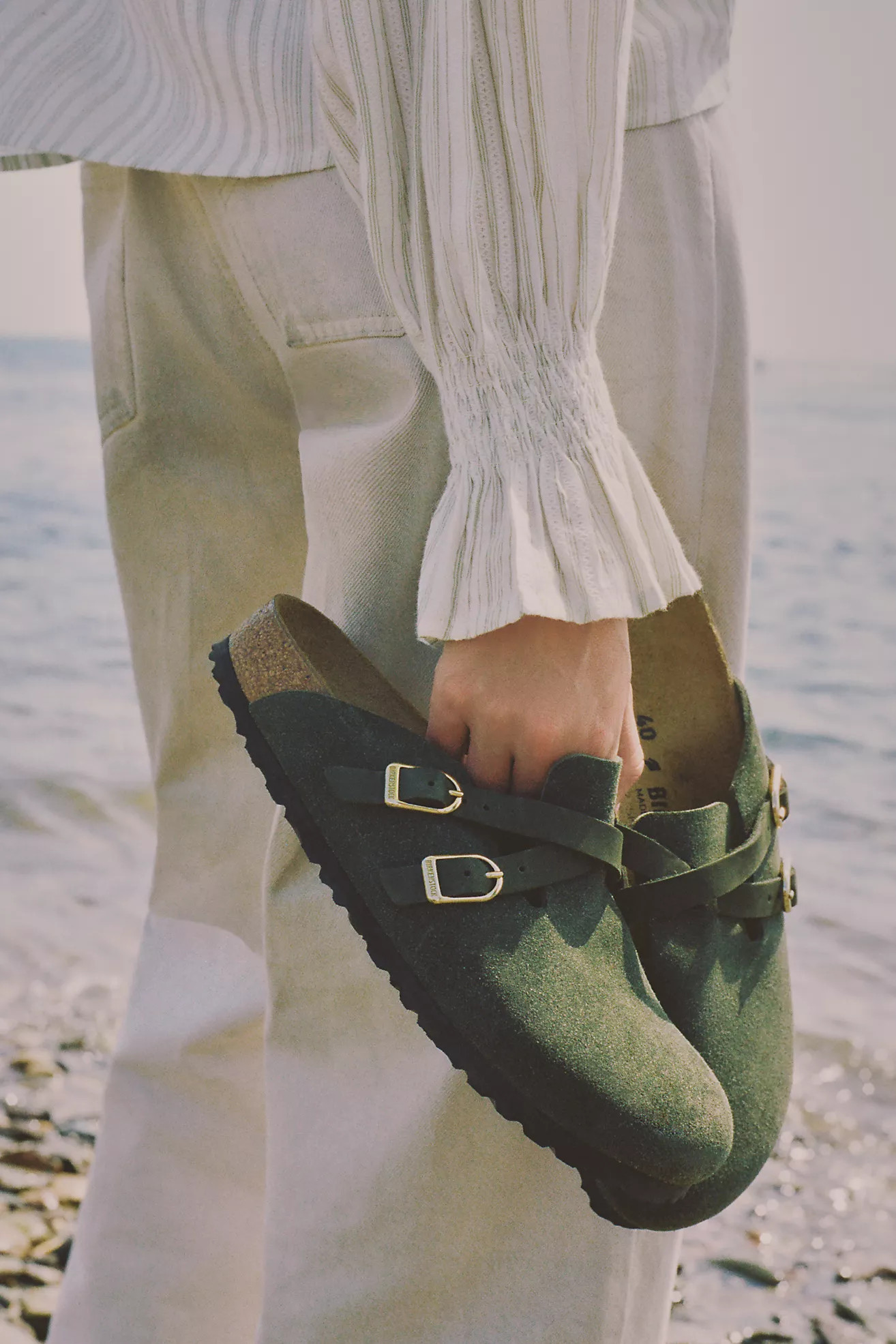 Birkenstock Blair Suede Clogs | Anthropologie (US)