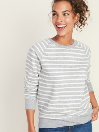 Relaxed Vintage Crew-Neck Sweatshirt for Women | Old Navy (US)
