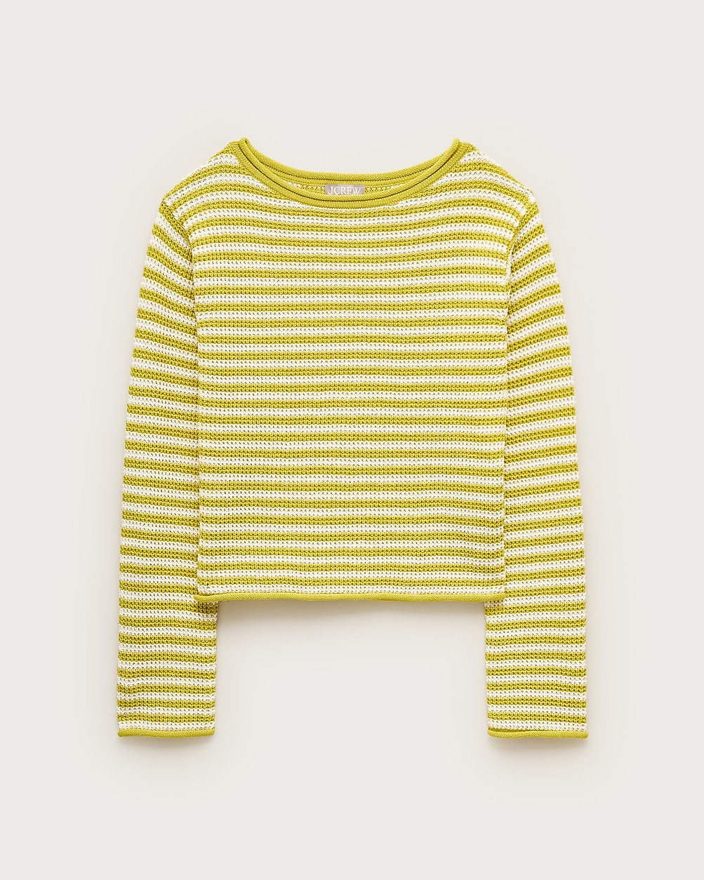 Boatneck sweater in stripe | J. Crew US