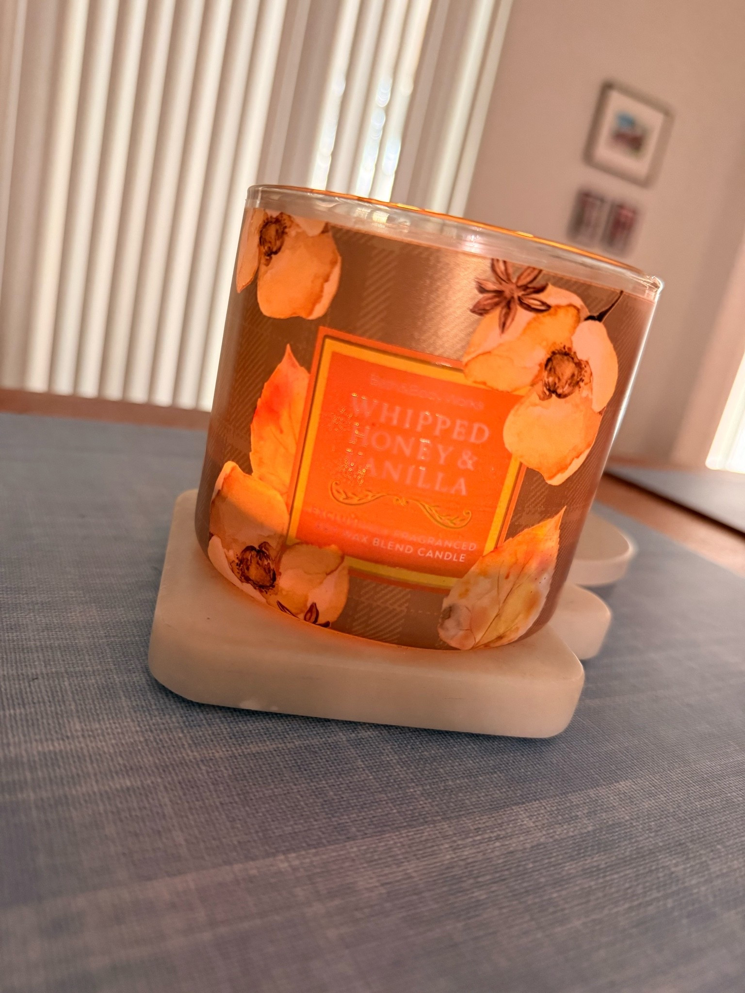 Starting the fall scents a little bit early in our house with this Whipped Honeys and Vanilla candle from Bath and Body Works! These 3 wick candles give off the best scent without overpowering!

#LTKHome #LTKSeasonal #LTKdayinmylife