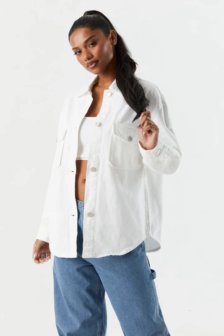 Denim Shacket | Urban Planet