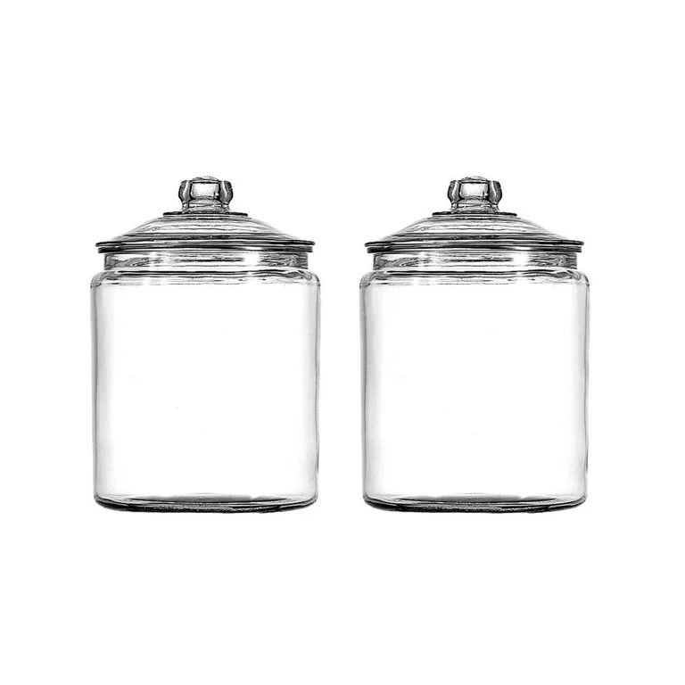 Anchor Hocking Glass Storage Heritage Hill Jar, 1 Gal, Set of 2 | Walmart (US)