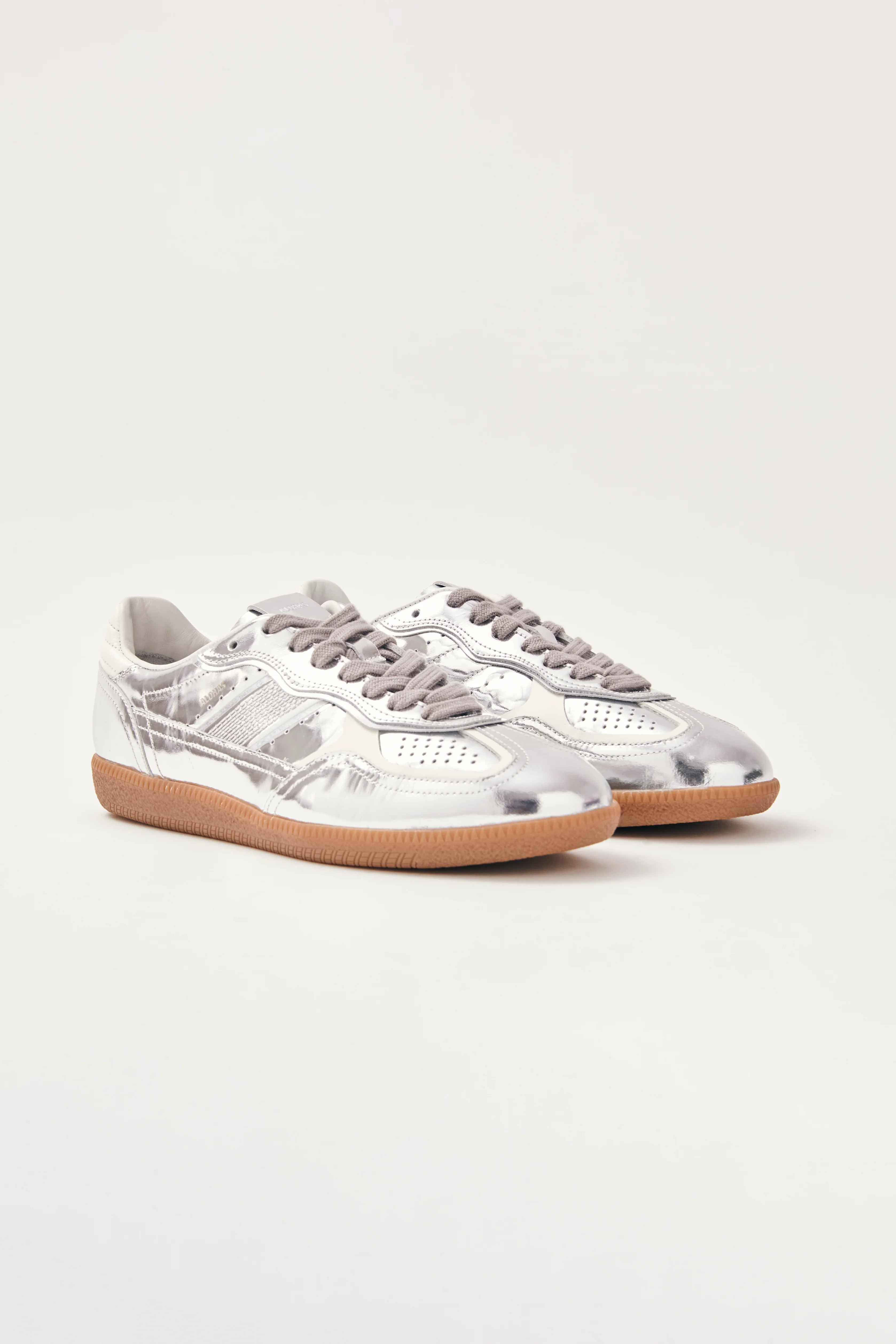 Alohas Tb.490 Rife Leather Sneakers - Shimmer Silver | Amour Vert