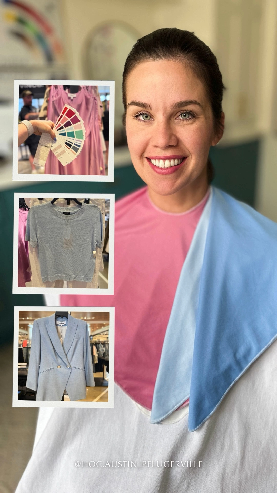 ✨ Shopping in your best colors makes it all so much easier. Here’s my glowing in her Winter palette, plus a few fabulous store finds in her colors as I browsed the floor yesterday. 💖

🛍️ Shop these items in her season’s colors – tap the links below!#ColorAnalysis #ShoppingInColor #HouseOfColour #ColorAnalysisForYou #houseofcolour #hoc #houseofcolourpflugerville #houseofcolourusa #coloranalysis #houseofcolouraustin #hocsummer 

Nordstrom

#LTKSummerEdit #LTKWorkwear #LTKStyleTip