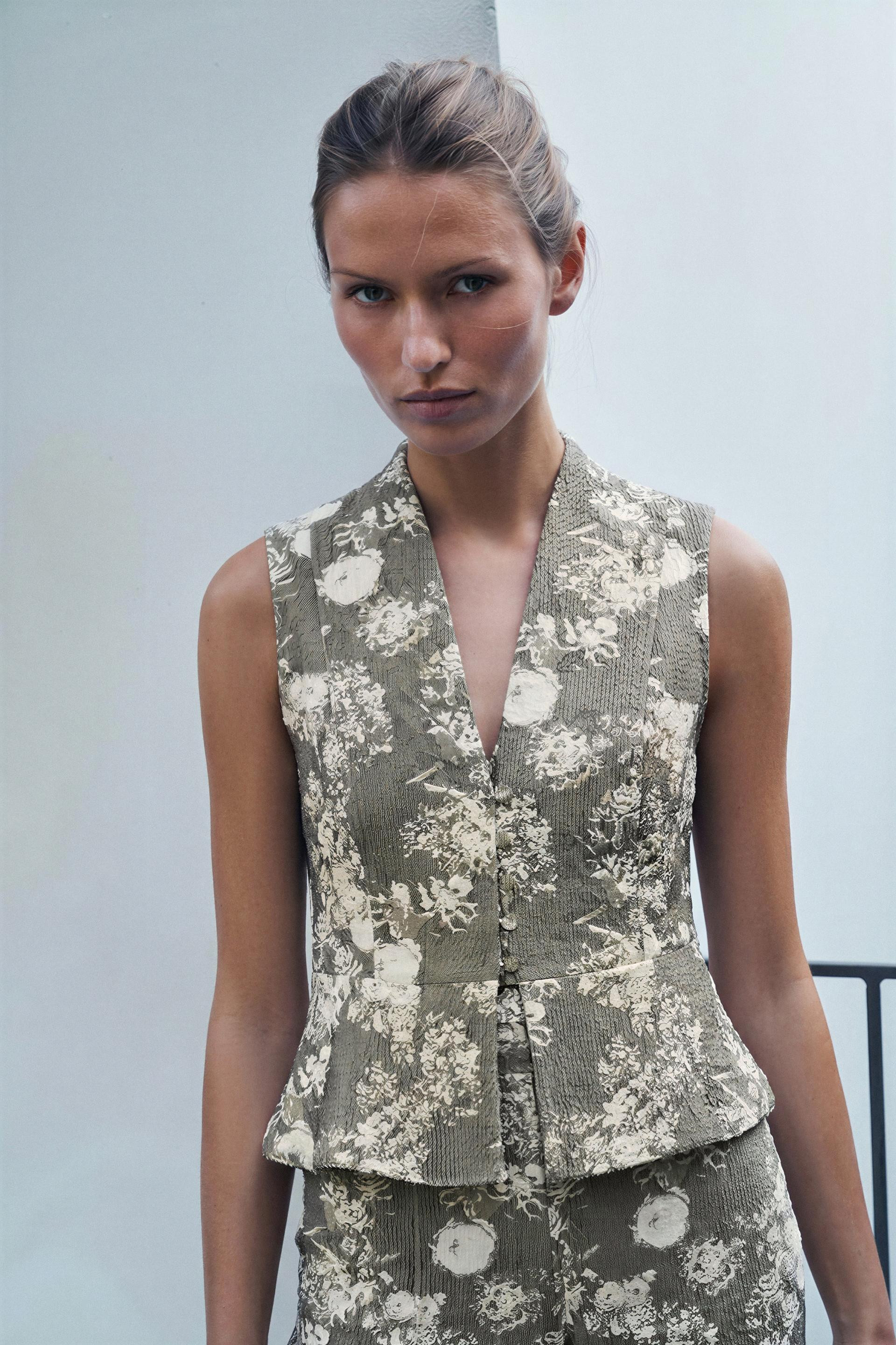 JACQUARD VEST | Zara Canada