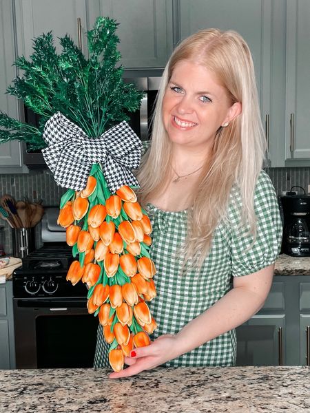Linking my faux tulips and faux parsley from my carrot door wreath!

#LTKunder100 #LTKSeasonal #LTKhome